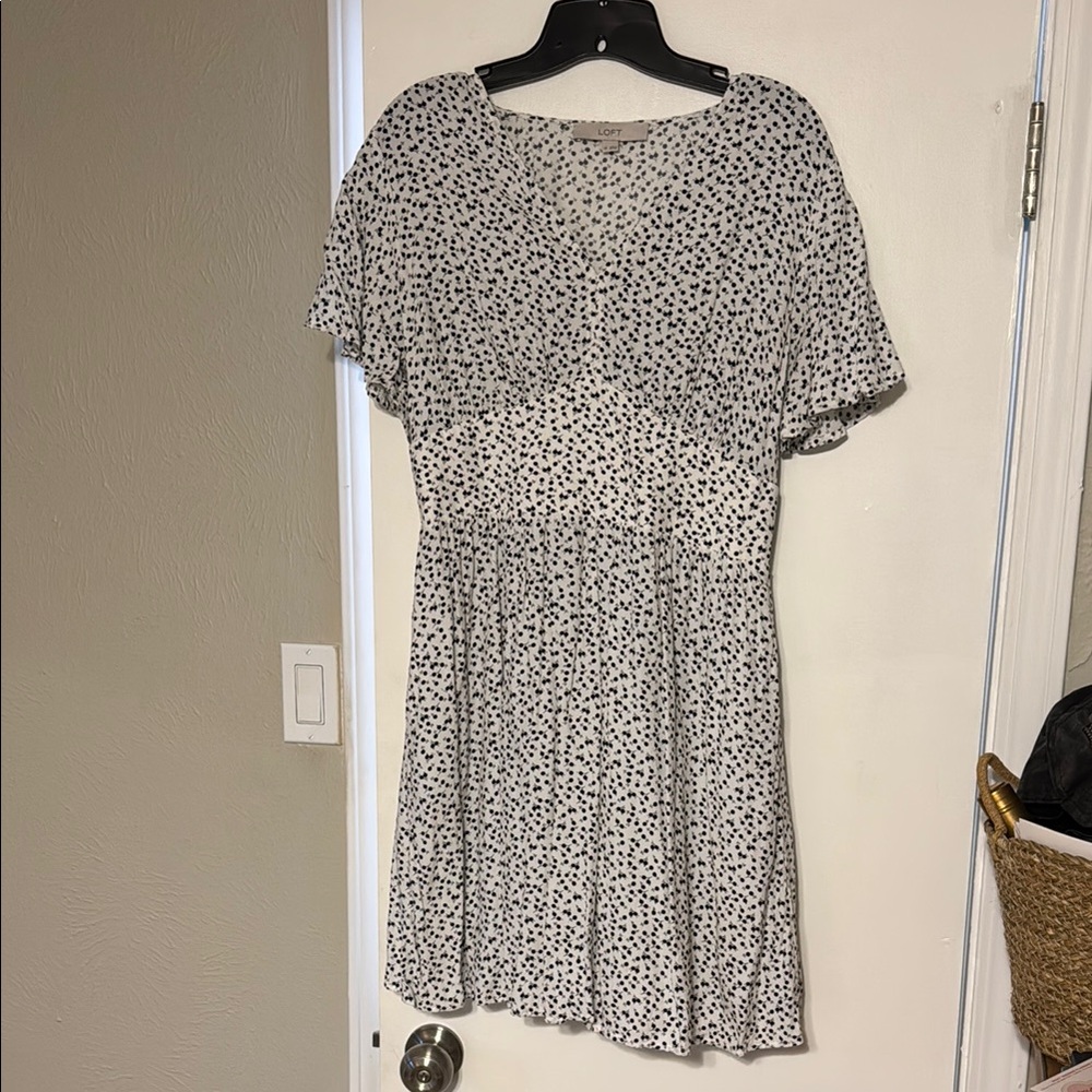 Cute Black and White Patterned Dress